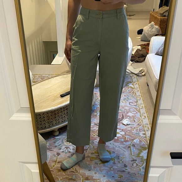 Aritzia green summer trousers - Picture 1 of 5